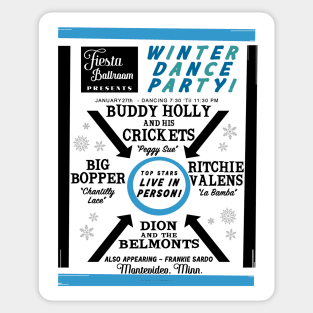 Buddy Holly Montevideo Sticker
